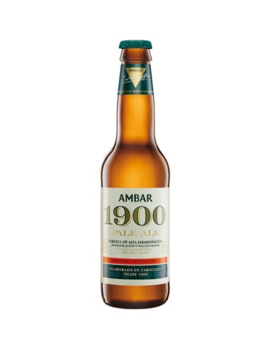 CERVEZA AMBAR 1900 1/3 L