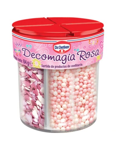 DECORACION TARTAS DECOMAGIA ROSA DR. OET