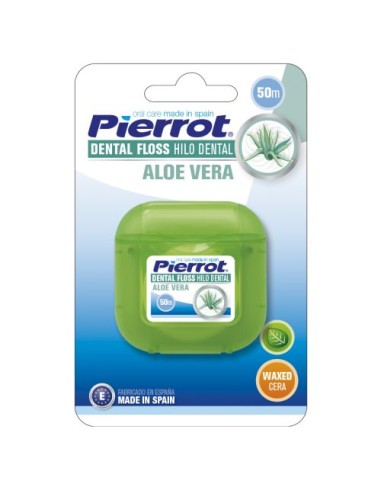 HILO DENTAL PIERROT ALOE VERA 50 MTS