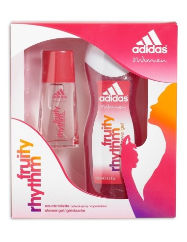 ADIDAS WOMAN EDT. 75 VAPO. FRUITY RHYTHM + GEL 250 + DEO 150