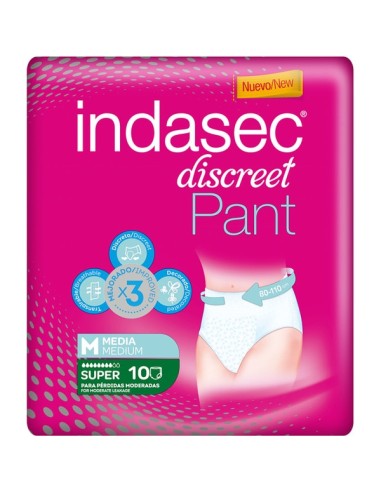 INDASEC PANTS BRAGUITA 10U.SUPER TALLA MEDIANA