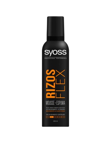 SYOSS  ESPUMA 250 ML. RIZOS FLEX ( FIJ 2 )