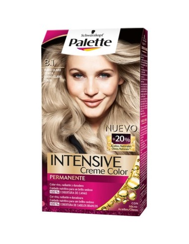 PALETTE INTENSE TINTE Nº 8.1 RUB. CLARO CENIZA