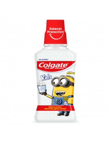 COLGATE ENJUAGUE 250ML.MINIONS