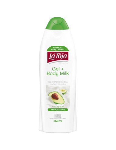 LA TOJA GEL 550ML.+BODY MILK A