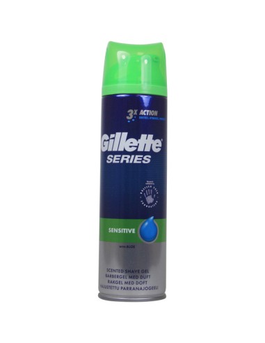 GILLETTE GEL AFEITAR 200ML. PIEL SENSIBLE 