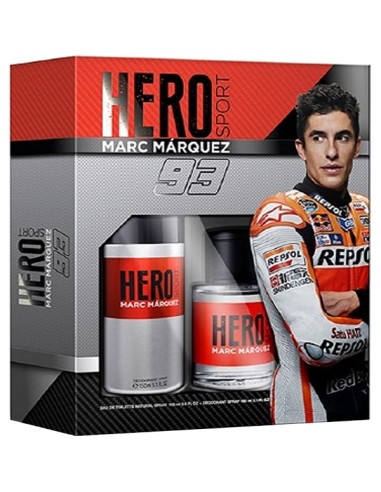 HERO SPORT M. MARQUEZ COLONIA 100 ML + DEO 150 ESTUCHE 