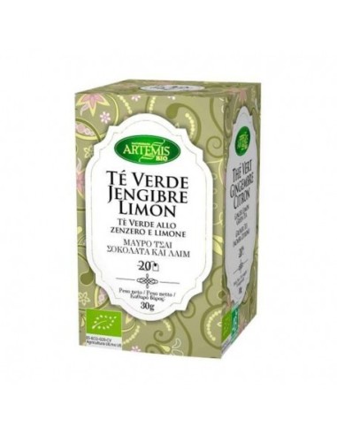 INFUSION TE VERDE JENGIB. LIMON BIO 20 FILTROS