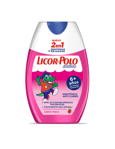 DENTRIF. LICOR-POLO 2 EN 1 NIÑOS JUNIOR