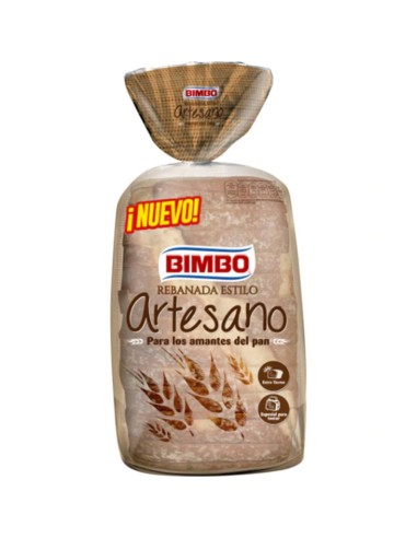 PAN BIMBO REBANADA ESTILO ARTESANO 500 GR 