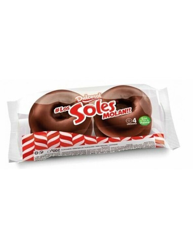 SOLETES DE CHOCOLATE DULCESOL PACK-4