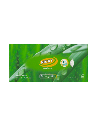 PAÑUELOS NICKY TISUS FACIAL ALOE VERA 80