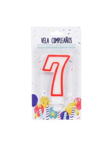 VELA CUMPLEAÑOS Nº7