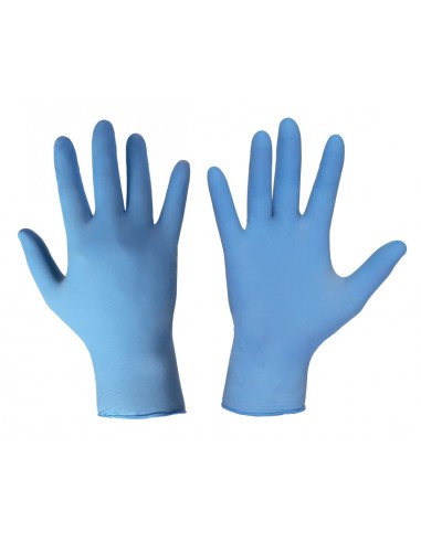 GUANTES NITRILO AZUL T-PEQUEÑA 100 UNIDADES 