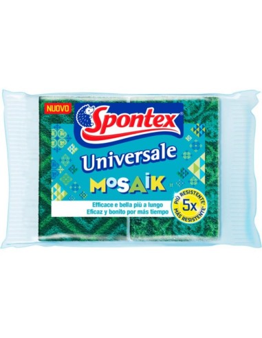 OBS SPONTEX ESTROPAJO MOSAIK 2 UNI.