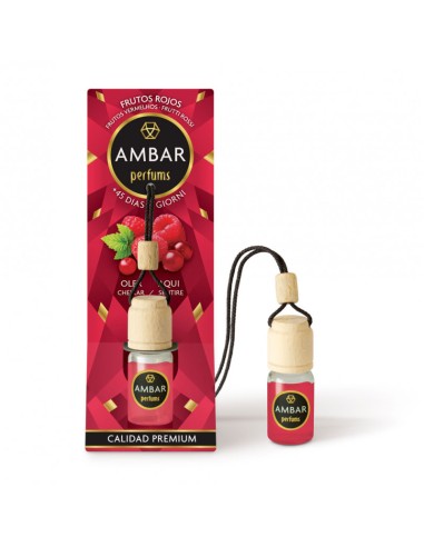 AMBAR AMB. COCHE COLGANTE 6.5 ML FRUTOS ROJOS