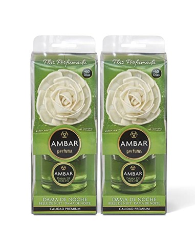 AMBAR AMBIENTADOR FLOR PERFUMADA DAMA DE NOCHE