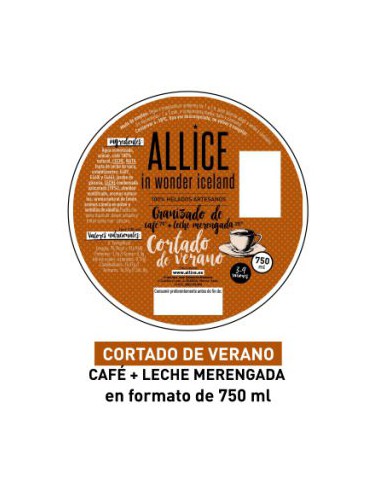 GRANIZADO  LECHE MERENGADA ALLICE 750 ML.