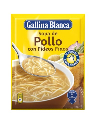 SOPA G.BLANCA POLLO FIDEOS FINOS