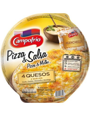 PIZZA CAMPOFRIO 4 QUESOS 360 GRS