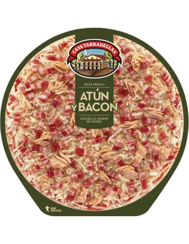 PIZZA TARRADELLAS ATUN Y BACON 405 GRS.