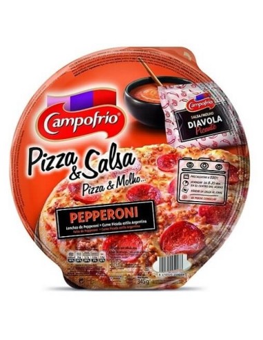 PIZZA PEPPERONI  PICANTE CAMPOFRIO 345 GR.