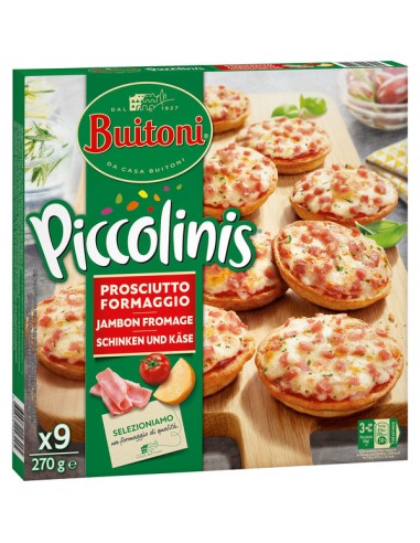 PICCOLINIS DE JAMON Y QUESO CAPRICCIOSA ( 9 X 30 G )