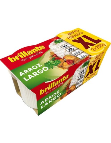 ARROZ BRILLANTE VASITO LARGO PK-2 XL