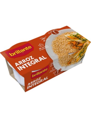 ARROZ BRILLANTE VASITO INTEGRAL 2 X 125