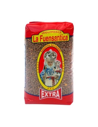 LENTEJAS FUENSANTICA PARDINA BOLSA 500 GR