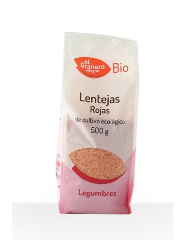 LENTEJAS ROJAS BIO 500 GR