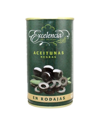 ACEITUNAS EXCELENCIA NEGRAS 1/2 200 GR.