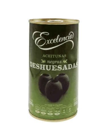 ACEITUNAS EXCELENCIA NEGRAS S/HUESO 200G