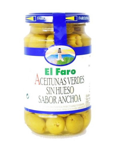 ACEITUNAS FARO DESHUESADA TARRO 160 GR P