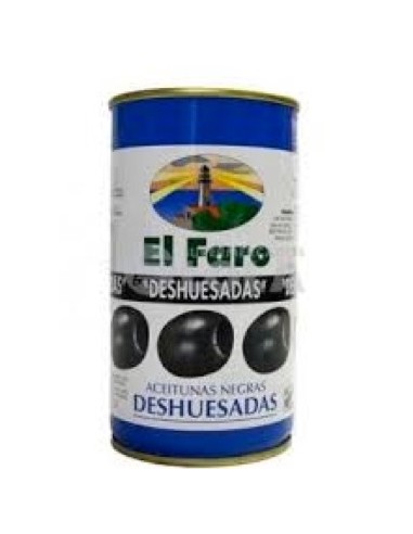 ACEITUNAS FARO NEGRAS S/H BOTE 150GR P.E