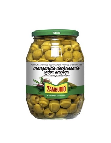 ACEITUNAS ZAMBUDIO DESHUES. TARRO 300 GR