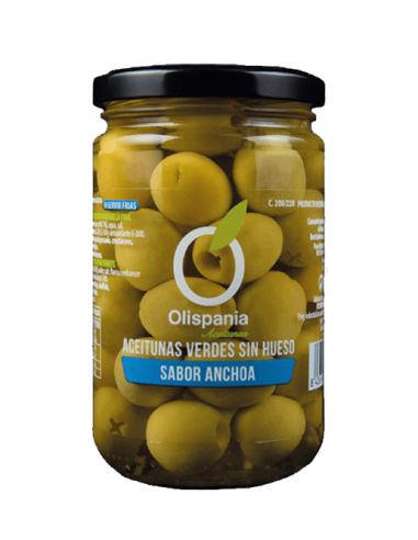 ACEITUNAS OLISPANIA GORDAL S/H 450 ML.