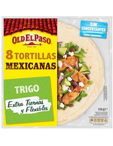 TORTILLAS OLD EL PASO MEJICANAS TRIGO 8U