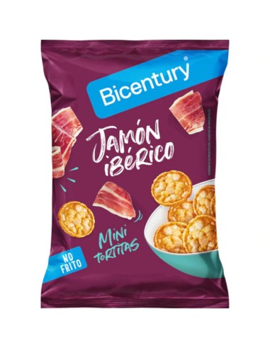 BICENTURY TORTITAS MINI MAIZ-JAMON 70 GR