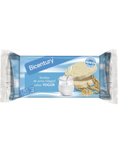 BICENTURY TORTITAS ARROZ YOGUR 130 GRS