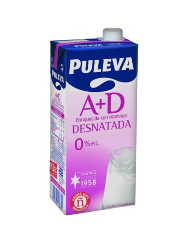 LECHE PULEVA DESNATADA BRIK 1 LT.