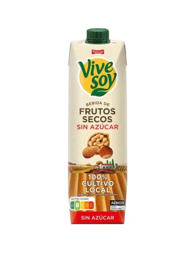 LECHE VIVESOY FRUTOS SECOS SIN AZUCAR BR