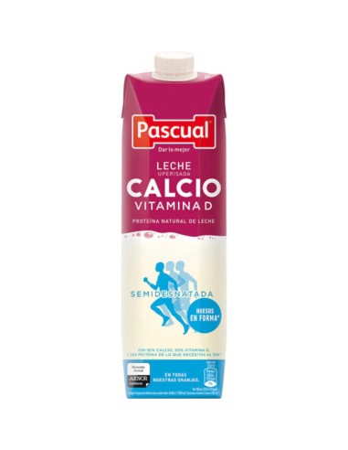 LECHE PASCUAL CALCIO BRIK 1 L SEMIDESNA.