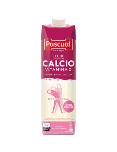 LECHE PASCUAL CALCIO BRIK 1 L DESNATADA