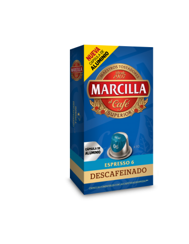 CAFE MARCILLA CAPSULAS DESCAFINADO 10 UN