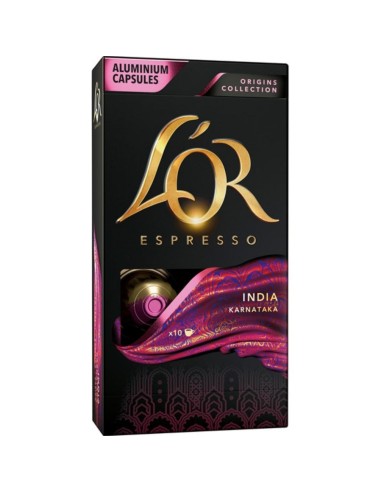 CAFE L`OR CAPSULAS INDIA 10 UND