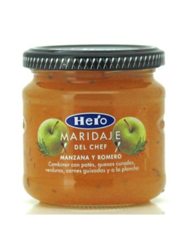 MERMELADA HERO MARIDAJE MANZANA 215 GRS