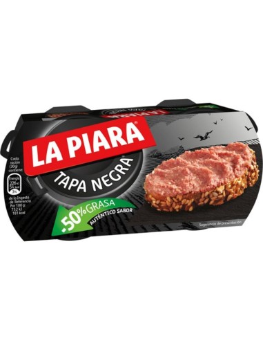 FOIE-GRAS PIARA 75 GRS. -50% GRASA PK-2