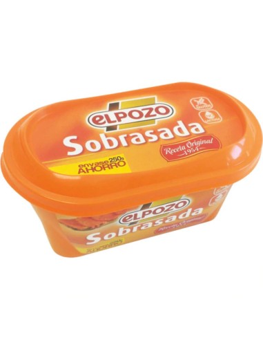 PATE SOBRASADA EL POZO TARRINA 250 GRS.