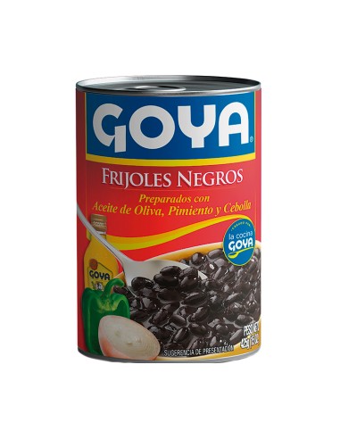 FRIJOLES NEGROS GUISADOS LATA 425G